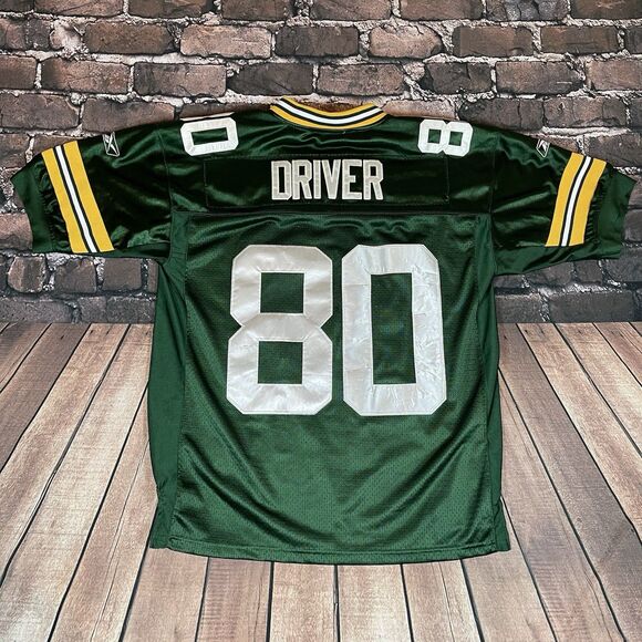 Donald Driver Jersey Size 48 Green Bay Packers Reebok On Field Stitched NFL #80 - Picture 1 of 10